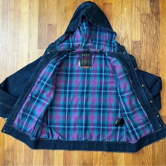 Burton Dryride Denim Jacket with Hood - Picture 6 of 11